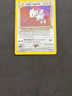 Pokemon Card Light Togetic 15/105 Neo Destiny-Ita-holo -Swirl-Exc! - Image 3
