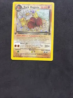 Pokemon Card Dark Dugtrio 6/82 1ST-Set Team Rocket -swirl-Ita-Holo-Exc! - Image 3