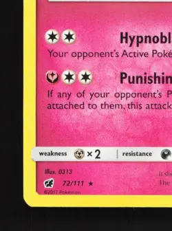 Wigglytuff 72/111 LP Crimson Invasion English Pokemon Card TCG - Image 2