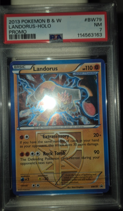 2013 B&W Black Star Promo Landorus BW79 PSA 7 Holo Rare Pokemon Card BW Low Pop - Image 1