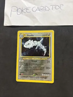 Pokemon Card Steelix 15/111- Neo Genesis-Ita-Holo-good! - Image 1