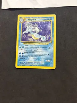 Pokemon Card Kingdra 8/111 Set Neo Genesis-Ita-Holo-swirl-good! - Image 3