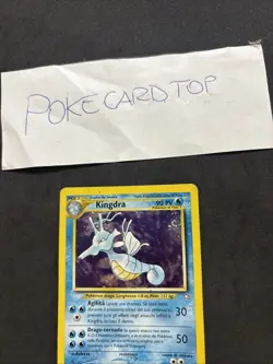 Pokemon Card Kingdra 8/111 Set Neo Genesis-Ita-Holo-swirl-good! - Image 4