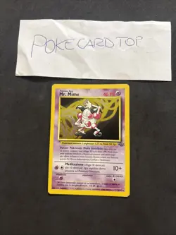 Pokemon Card Mr. Mime 6/64 Jungle -ita-Holo-swirl-Good! - Image 1