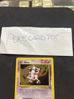 Pokemon Card Mr. Mime 6/64 Jungle -ita-Holo-swirl-Good! - Image 2