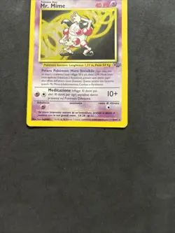 Pokemon Card Mr. Mime 6/64 Jungle -ita-Holo-swirl-Good! - Image 3