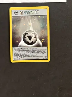 Pokemon Card Energia Metallo Holo 19/111- Neo Genesis-Holo-swirl-Mint! - Image 3