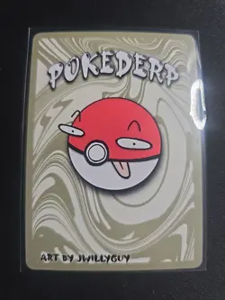 Pokederp 2 1st Edition Jiggles - Jigglypuff 20/38 Custom Derpy Card - Image 2