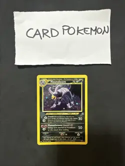 Pokemon Card Houndoom 4/75- Set Neo Discovery -Holo-Ita-Nm - Image 1