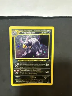 Pokemon Card Houndoom 4/75- Set Neo Discovery -Holo-Ita-Nm - Image 2