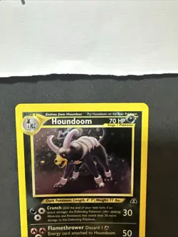 Pokemon Card Houndoom 4/75- Set Neo Discovery -Holo-Ita-Nm - Image 3