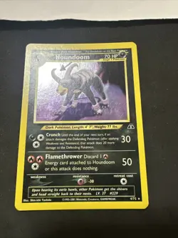 Pokemon Card Houndoom 4/75- Set Neo Discovery -Holo-Ita-Nm - Image 4