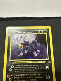 Pokemon Card Houndoom 4/75- Set Neo Discovery -Holo-Ita-Nm - Image 5