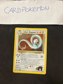 Pokemon Card Erika's Dragonair 4/132 - Set GYM Heros - Eng-Holo-Good! - Image 1