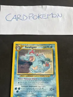 Pokemon Card Feraligatr 5/111-Set Neo Genesis-Ita-Holo-Good! - Image 2