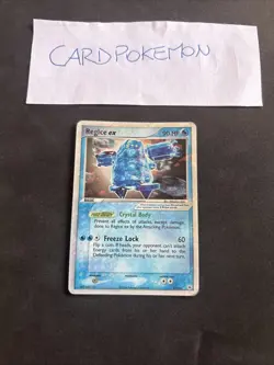 Pokemon Card Regice Ex 97/101 - Ex Leggende Nascoste-eng-Good! - Image 1