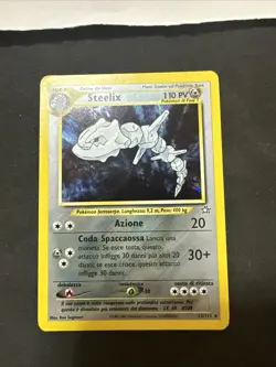 Carte Pokemon STEELIX Neo Genesis 15/111 Holo Rara ITA NM Vintage WOTC Nm - Image 2