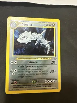 Carte Pokemon STEELIX Neo Genesis 15/111 Holo Rara ITA NM Vintage WOTC Nm - Image 4