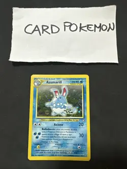 Carte Pokemon Azumarill 2/111 Neo Genesis Swirl Holo Vintage Wizards Ita MINT - Image 1