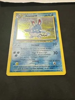 Carte Pokemon Azumarill 2/111 Neo Genesis Swirl Holo Vintage Wizards Ita MINT - Image 5