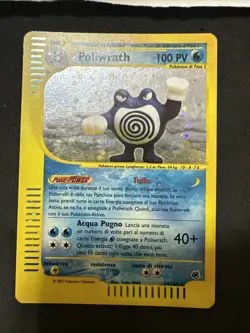 Pokemon Poliwrath Expedition Holo 24/165 ITA Nm - Image 5