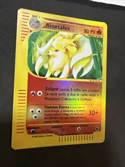 Pokemon Ninetales 57/165 - Expedition - Rara - ITA Holo Mint - Image 5
