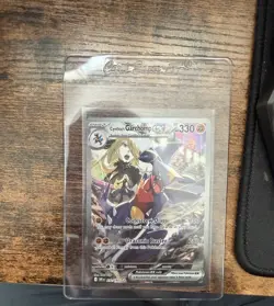 Pokemon TCG Cynthia's Garchomp EX SIR Card 232/182 Destined Rivals Pokemon Mint - Image 1