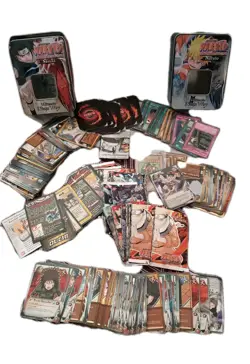 Naruto Trading Cards Assorted with tins Pks all are opened - Image 1