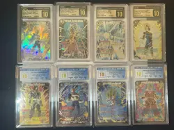 Dragon Ball Super Graded Card Lot of 8 CGC Pristines - Image 1