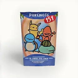 Pokenots 151 Sealed Booster Pack 10 Cards Pokemon Parody Funny TCG IN HAND - NEW - Image 1