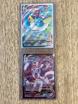 Pokemon Card Lot; Eeveelutions: glaceon,vaporeon,umbreon,sylveon,flareon,jolteon - Image 4