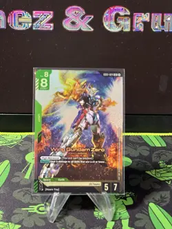 Gundam Card Game - Wing Gundam Zero LR English - GD01-024 LR - Newtype Rising - Image 1