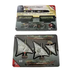 Pirates CSG Fire and Steel # 058 Knights Errant Cursed Ghost Ship Unpunched Card - Image 1