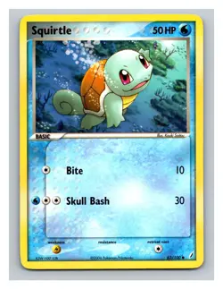Squirtle #63/100 Crystal Guardians Pokemon Card TCG 2006 - Image 1