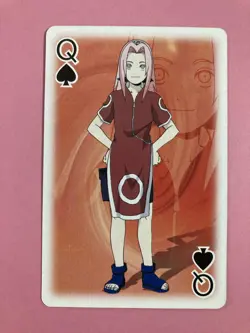 Sakura Naruto Poker NARUTO Card Very Rare BANDAI Japanese Ninja Anime F/S - Image 2