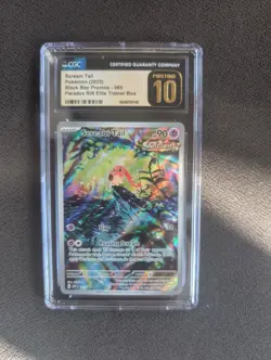 CGC Pristine 10 Scream Tail 065 Black Star Promo Paradox Rift ETB Pokemon Card - Image 2