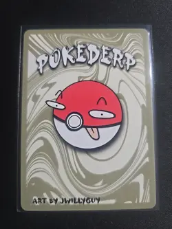 1st Edition Pokederp 2 Char - Charmander 1/3 Secret Rare Custom Derpy Card #2 - Image 2