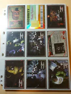 Complete Five Nights At Freddy's Trading Cards Set FNAF 120/120 - Image 4