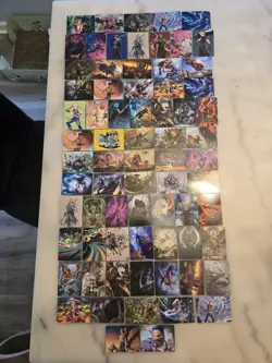 Large Magic The Gathering Art Series Lot Some Gold Signatures Various Sets - Image 1