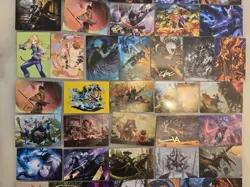 Large Magic The Gathering Art Series Lot Some Gold Signatures Various Sets - Image 4