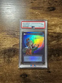 Sorcery: Contested Realm Alpha Telekinesis Exceptional Foil NM PSA 9 Mint - Image 1