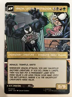 MTG: Eddie Brock (0224) (Borderless) - Marvel's Spider-Man #224 M Normal NM - Image 2