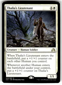Thalia's Lieutenant Shadows over Innistrad Regular MTG - Image 1