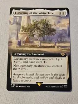 MTG Flowering of the White Tree - Extended Art Light Play English LOTR - Image 1