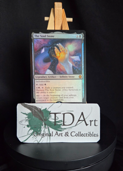 THE SOUL STONE ~ NM ~ MTG Magic- 0066 SPM Marvel Spider-Man FOIL - Image 1