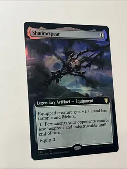 MTG Magic the Gathering Shadowspear (345/415) Theros Beyond Death LP FOIL - Image 2
