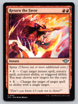 Return the Favor- Outlaws of Thunder Junction - MTG - Image 1