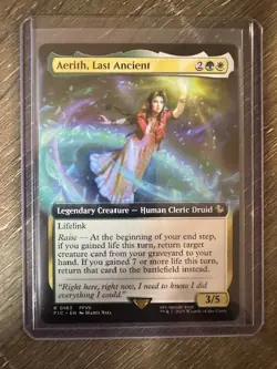 Magic The Gathering Final Fantasy Extended Art Aerith, Last Ancient #0163 - Image 1