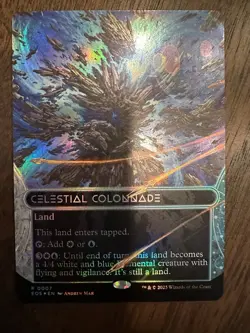 Celestial Colonnade : MTG *FOIL* Edge of Eternities: Stellar Sights #0007 / NM - Image 1