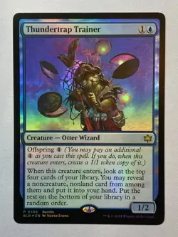MTG - Thundertrap Trainer (#386) - FOIL - Bloomburrow - Image 1